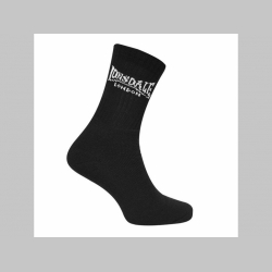 Lonsdale čierne pánske ponožky univerzálna veľkosť 7-11 materiál 65%bavlna 25%polyester 10%iné textilné materiály